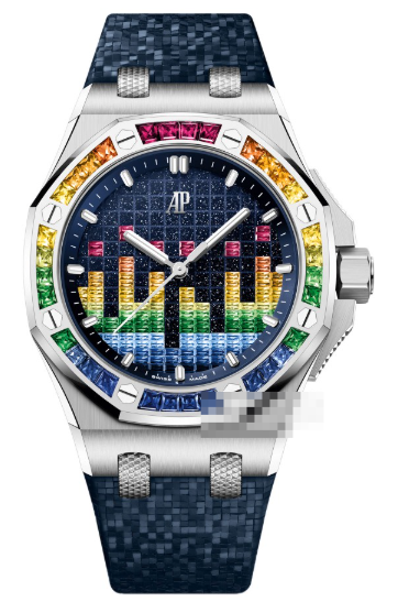 オーデマピゲコピーRoyal Oak Offshore 77601BC.YY.D343CA.01、虹を纏いし、無頼の美学